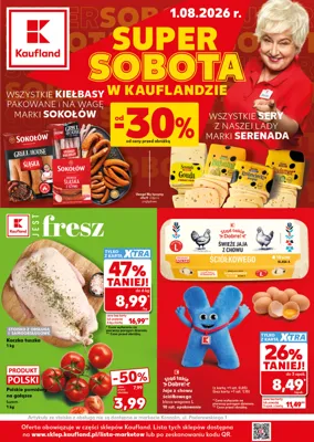 Kaufland gazetka - od 01/08/2026 do 01/08/2026